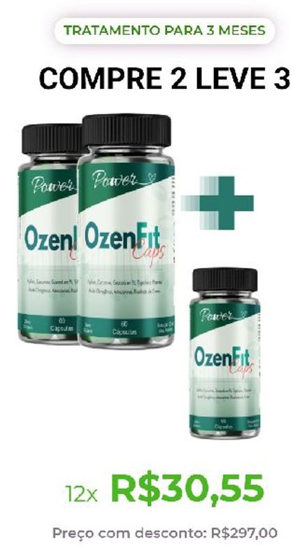 [°VICENTE|ARZOLAY°] - marketing & vendas - OZEN FIT CAPS Saúde, Bem-estar e Beleza