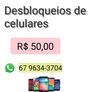 Nathan Silva - assistência técnica - Inclui Desbloqueio de celulares qualquer modelo android por 50 reais, desbloqueio de senhas contas google e digitais. Não inclui Nao trabalhamos com IPhone.