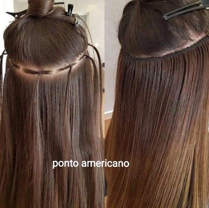 Neildes Mega Hair - alongamento de cabelos - ponto americano