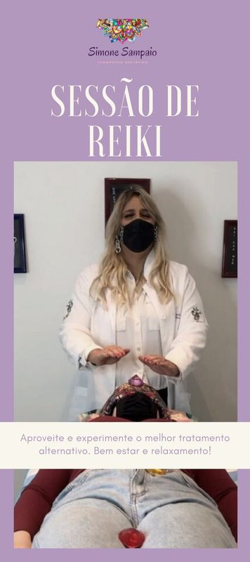 Simone Gomes - saúde & bem-estar - Sessão Reiki