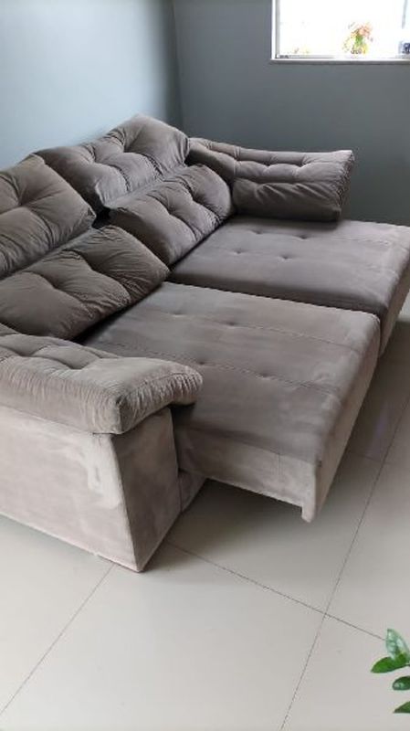 Minas Clean Limpeza Profissional - serviços limpeza e Higienização de estofados e couro - Limpeza e Higienização de sofá. 2 lugares (Retrátil)