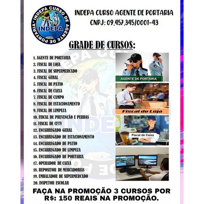 INDEPA CURSOS - educação - INDEPA CURSOS