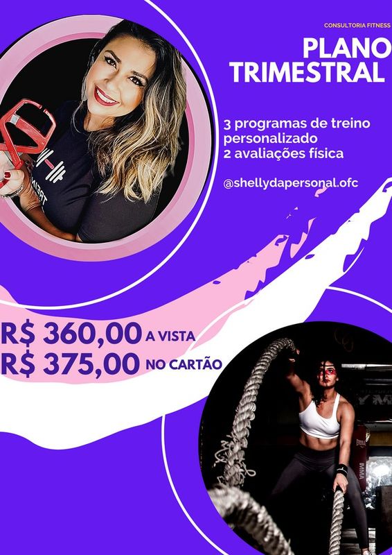 Shéllyda Vilanova - PERSONAL TRAINER - CONSULTORIA TRIMESTRAL