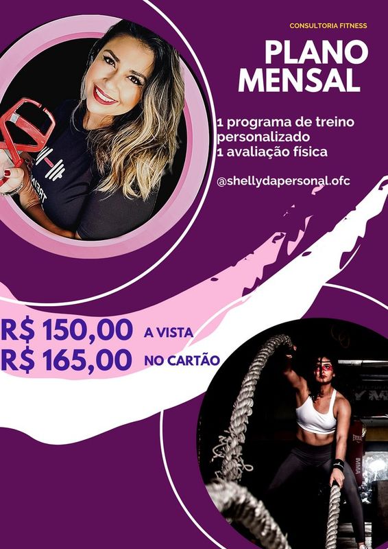 Shéllyda Vilanova - PERSONAL TRAINER - CONSULTORIA FITNESS MENSAL
