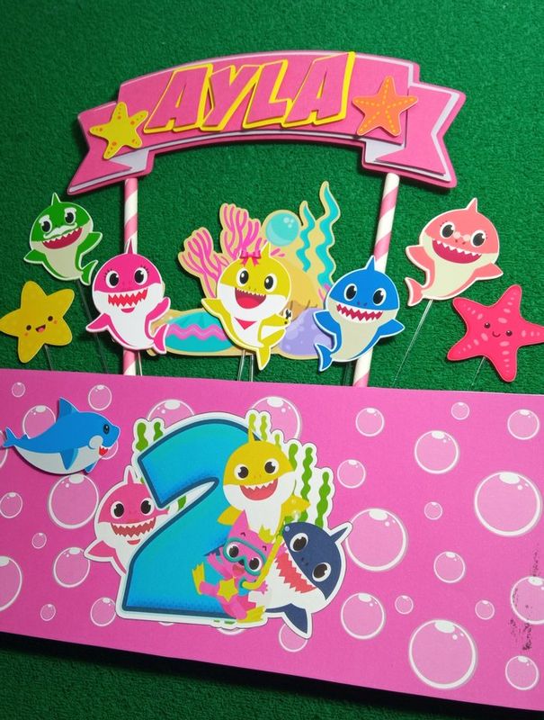 Nãna Mimo's Ateliê - Papelaria Personalizada - TOPO de bolo+3d+faixa