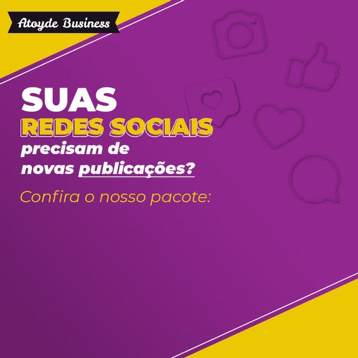 Atoyde Business - Internet Marketing - Gestão de redes sociais completo