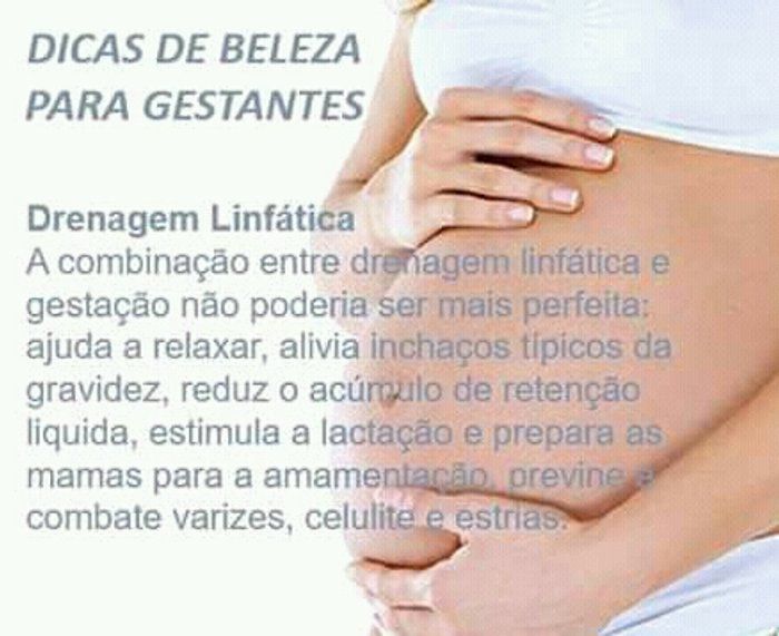 Nilvania Silva - Estética - Saúde - Beleza - Drenagem linfatica gestantes