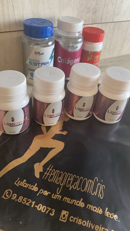 Cris Oliveira #emagreçacomcris - saúde & bem-Estar - Lipocaps 30 caps 