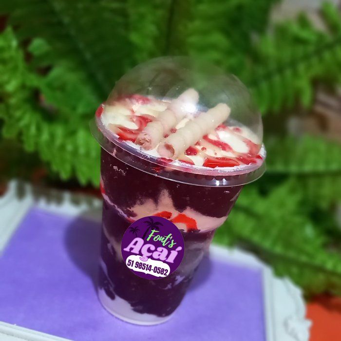uni açaí e doceria - açaiteria - copo 500ml