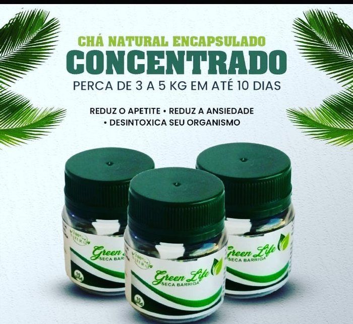 Marilyn Daiane - emagrecimento - chá em cápsulas seca barriga 10 cápsulas