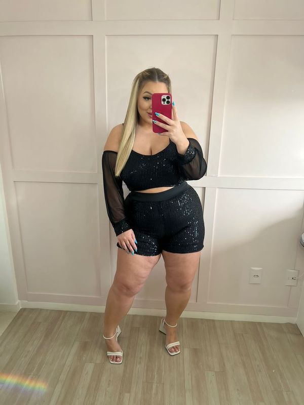 Vestitti Boutique Moda Plus Size - Moda e vestuario - conjunto de paete
