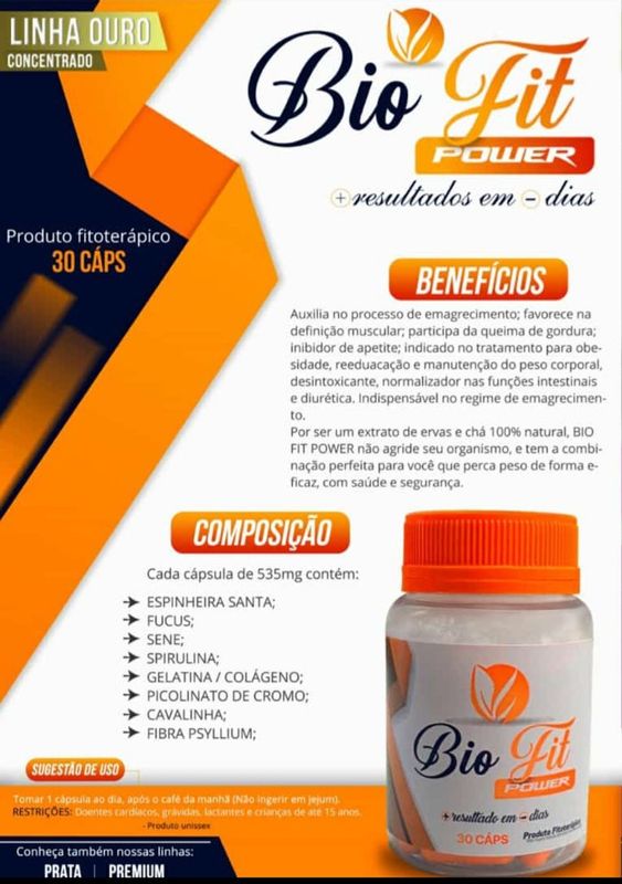 Empreendedor  - Beleza e cuidados pessoais  - Bio Fit Power