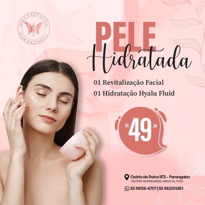 DIVAS ESTHETIC - beleza & estética - PELE HIDRATADA