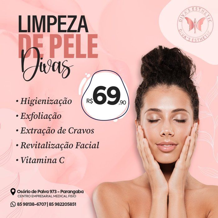 DIVAS ESTHETIC - beleza & estética - LIMPEZA DE PELE DIVAS