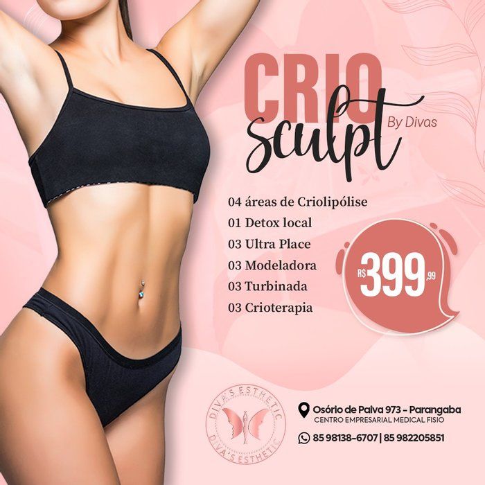 DIVAS ESTHETIC - beleza & estética - CRIO SCULPT DIVAS