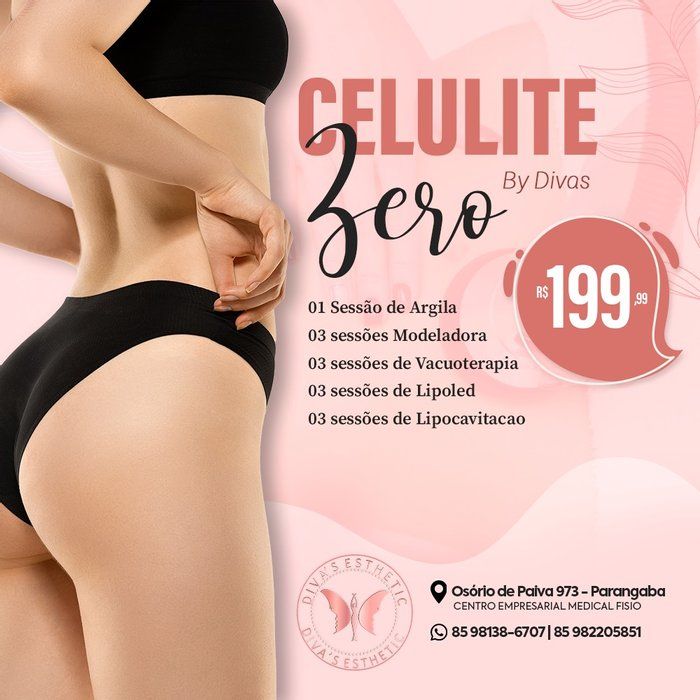 DIVAS ESTHETIC - beleza & estética - CELULITE ZERO
