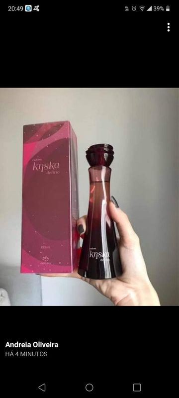 Rosa Pelizari - Produtos Natura - Perfume Kriska Delírio