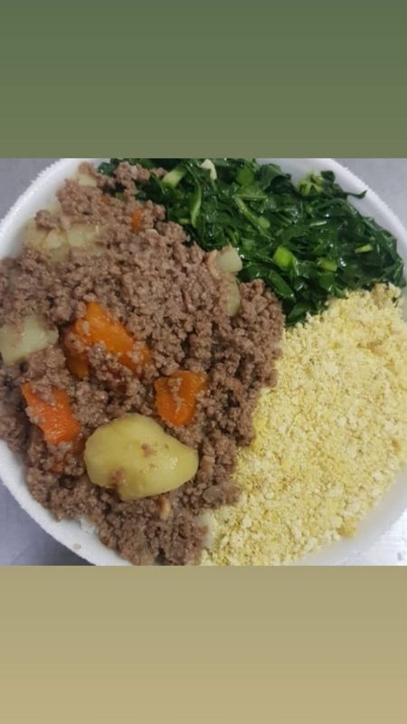 RESTAURANTE PARIS - MARMITEX QUENTINHA - CARNE MOIDA COM LEGUMES tam. (P)