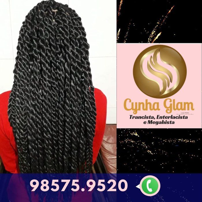 Cynha Glam - Cabelos - Trança Twist Braids