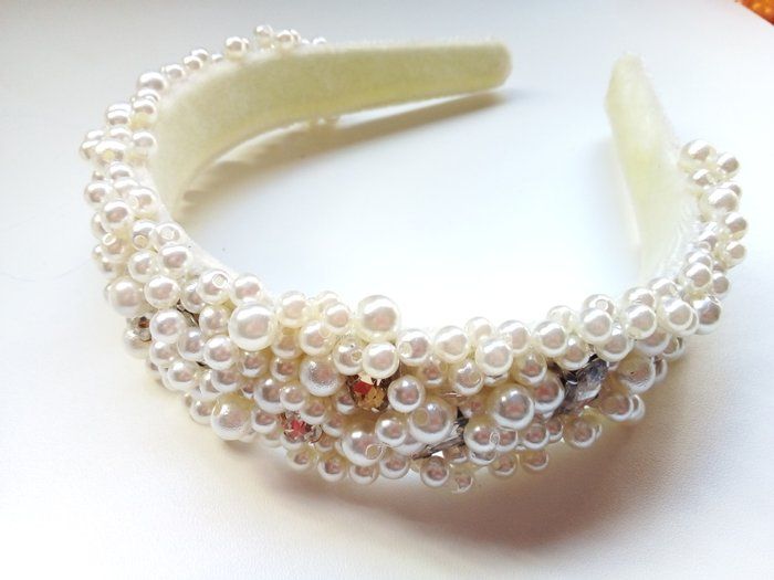 Ateliê Misma Luz - Roupas e acessórios - Tiara de luxo larga