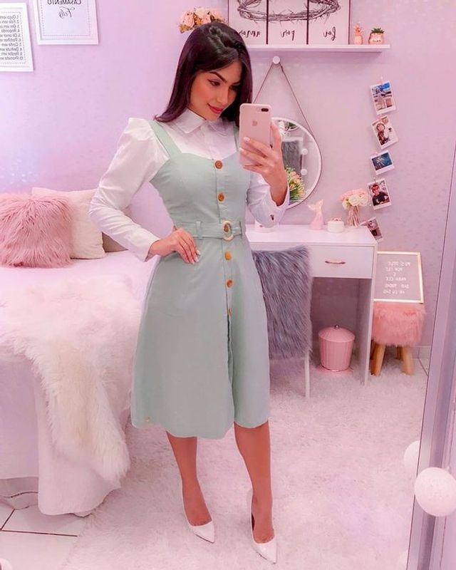 Ateliê Misma Luz - Roupas e acessórios - vestido simples costura