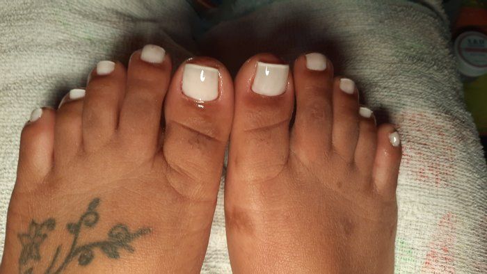 Izabela Silva - nail  - pé simples/francesinha