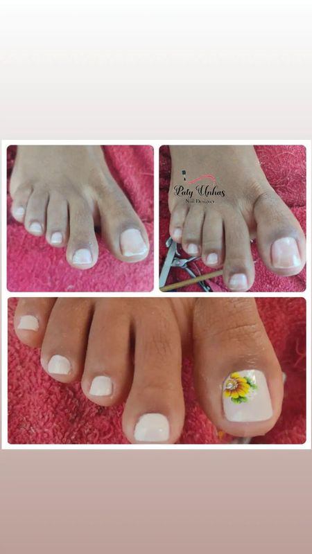 PatyUnhas - Nail Designer / Manicure & Pedicure - Mão & pé simples