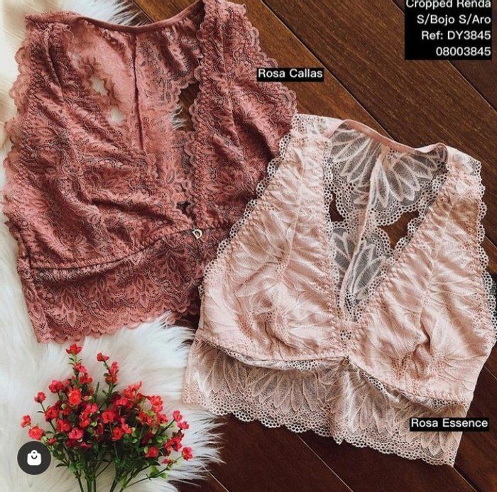 Meelo lingerie - lingerie de luxo - sutiãs cropped luxo