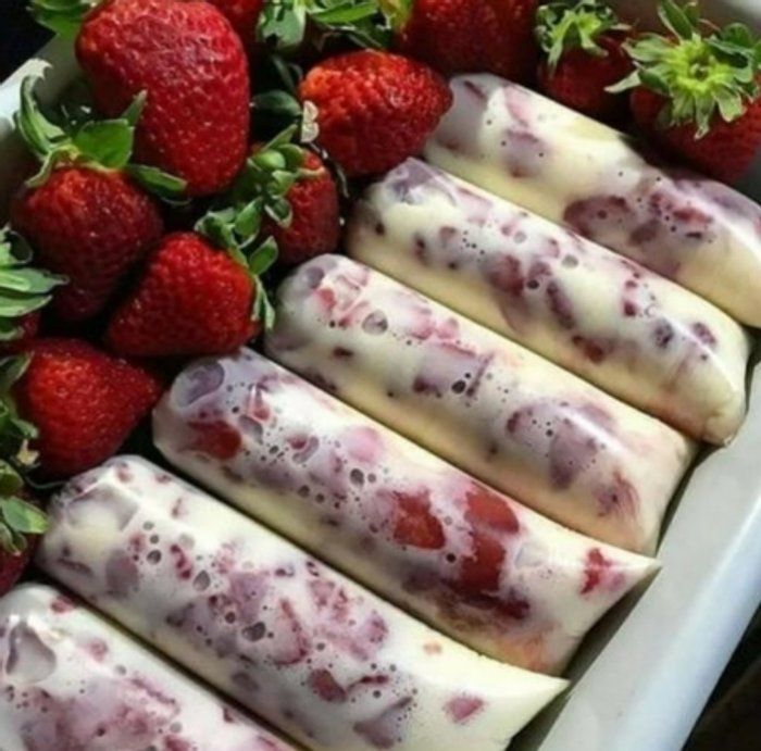 Dindin Gourmet São Luís - Geladinho Gourmet - Ninho Com Pedaços de Morango