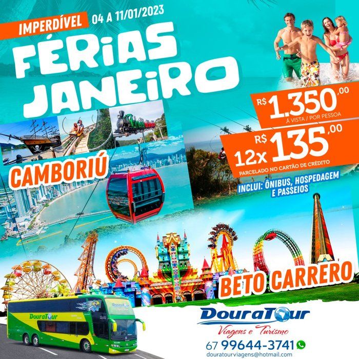 DOURATOUR - VIAGENS - FERIAS DE JANEIRO