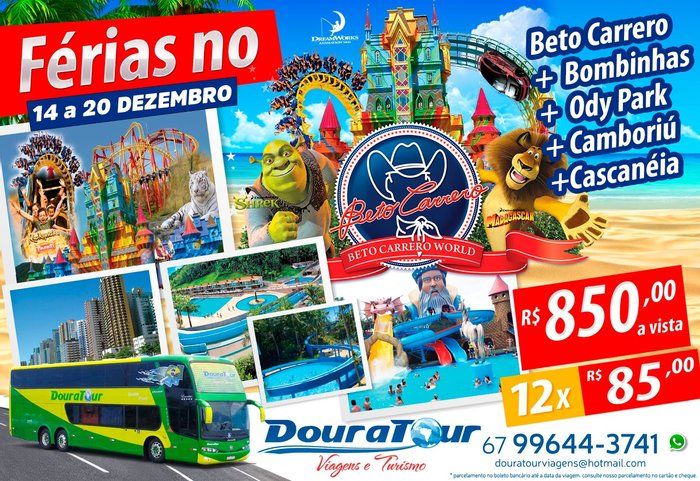 DOURATOUR - VIAGENS - FÉRIAS NO BETO CARRERO