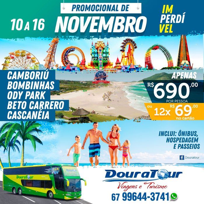 DOURATOUR - VIAGENS - PROMOÇÃO DE NOVEMBRO