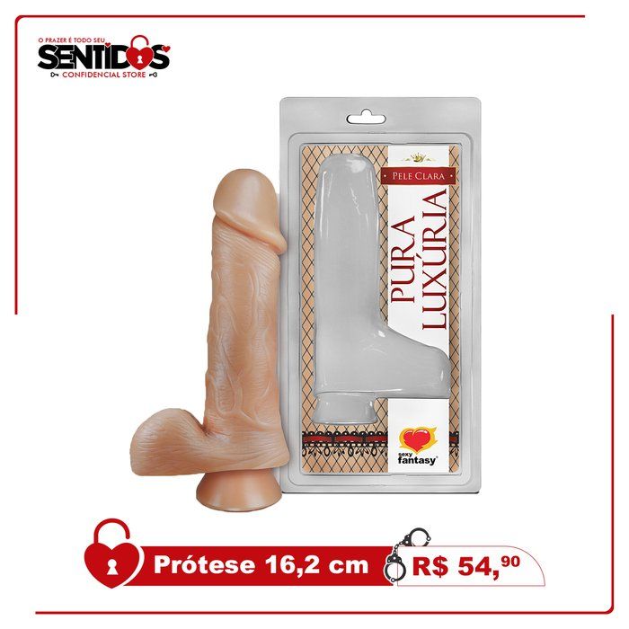Sentidos - Confidencial Store - Sex Shop - Prótese 16,2cm