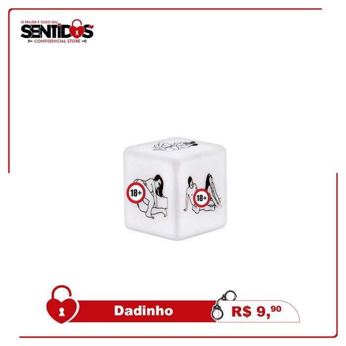 Sentidos - Confidencial Store - Sex Shop - Dado de posições