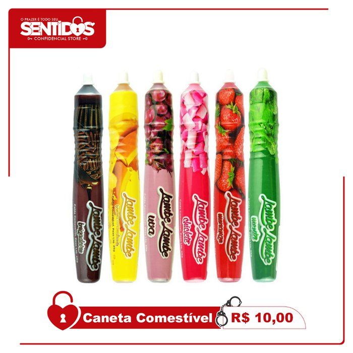 Sentidos - Confidencial Store - Sex Shop - Caneta comestível
