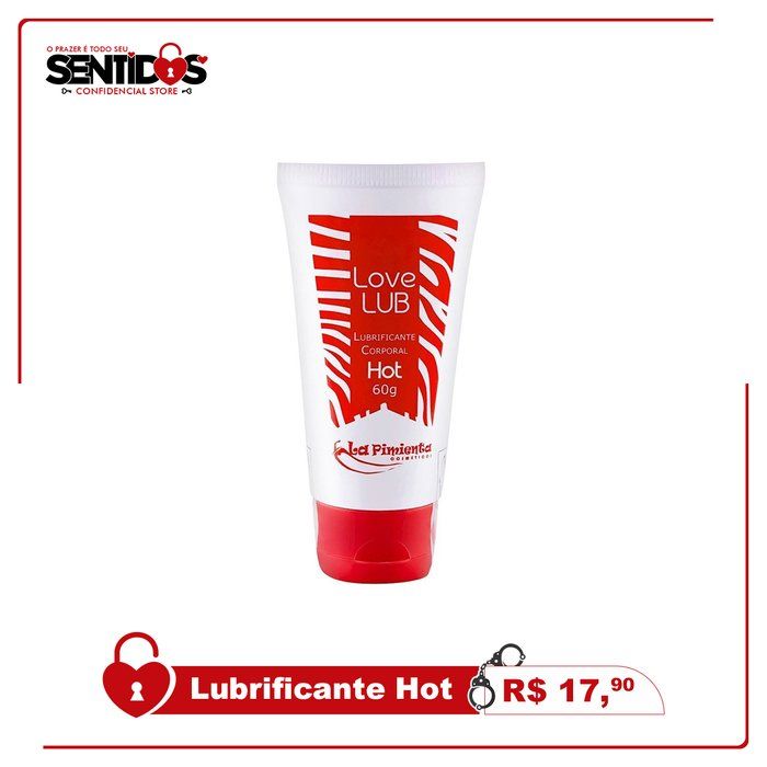 Sentidos - Confidencial Store - Sex Shop - Lubrificante hot