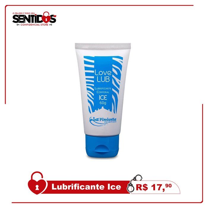 Sentidos - Confidencial Store - Sex Shop - Lubrificante ice