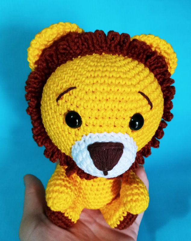 Artesanatosda.vi - produtos/serviços - Leãozinho safari