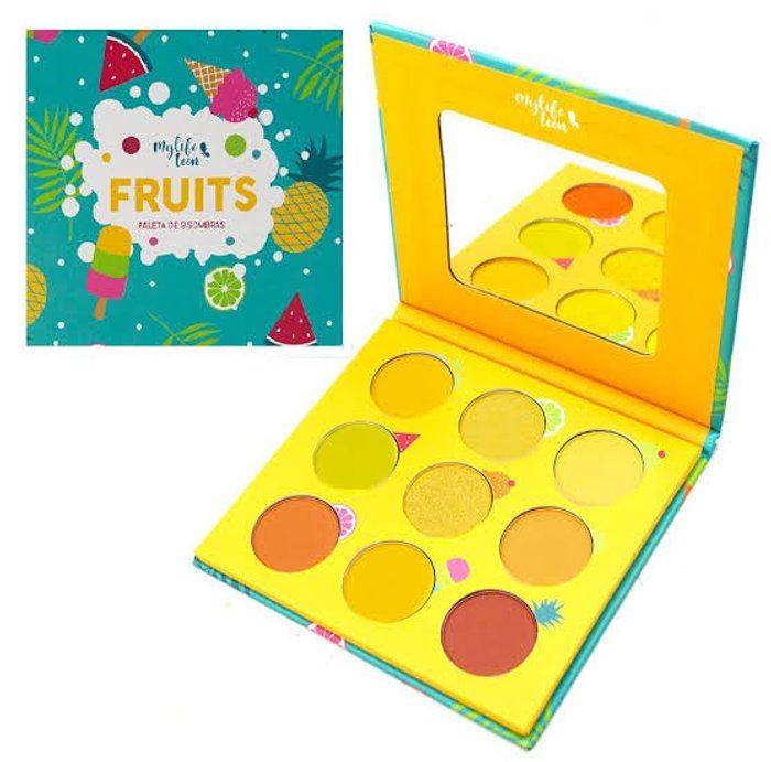 Lily Cosméticos - beleza & estética - Paleta 9 Sombras Fruits
