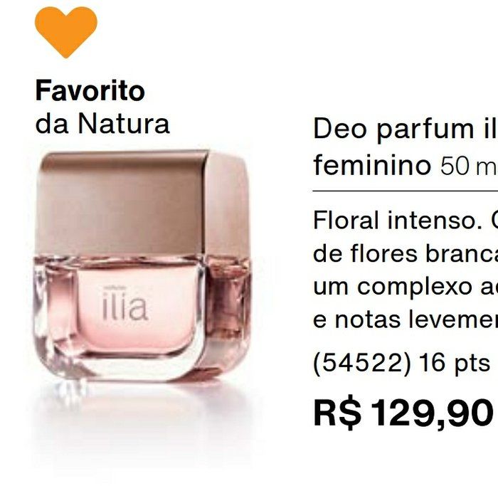 Claudia Maria - Consultora de Beleza - Deo parfum feminino Ilia