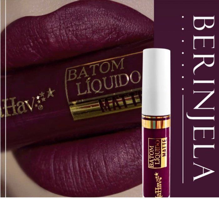 Bem Bonita Store - beleza & estética - Batom Mahav Beringela