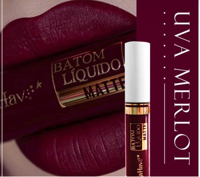 Bem Bonita Store - beleza & estética - Batom Mahav Uva Merlot