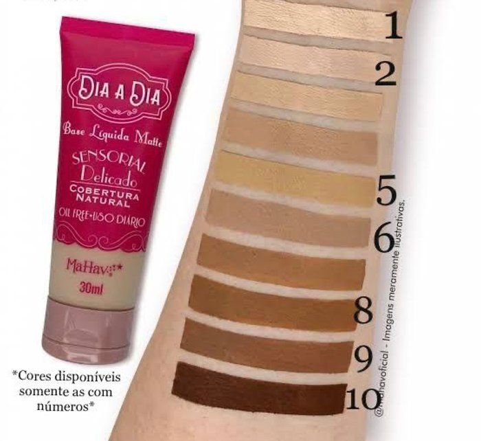 Bem Bonita Store - beleza & estética - Base Liquida Matte Mahav 
