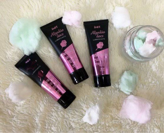 Jusexshop - Produtos Eroticos  - LUBRIFICANTE BEIJÁVEL ALGODÃO DOCE 50 ML INTT