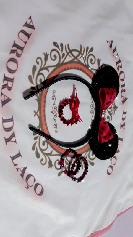 Aurora Dy Laço - Especialista em Laços - kit tiara Minie