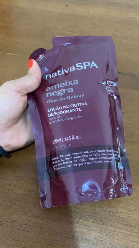Ivani Ferreira Rocha - revenda de marcas - refil loção hidratante nativa spa 