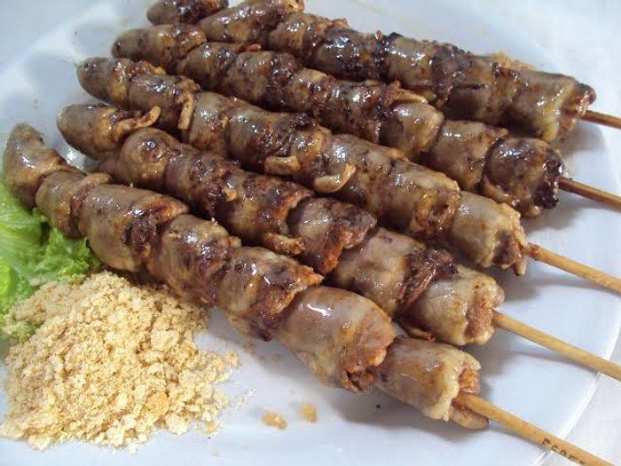 Espetinho braseiro - gastronomia - espetinho de coração