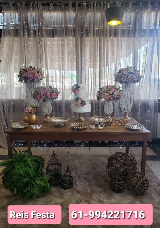 Reis festa - decoraçao de festa  - mesa casamento