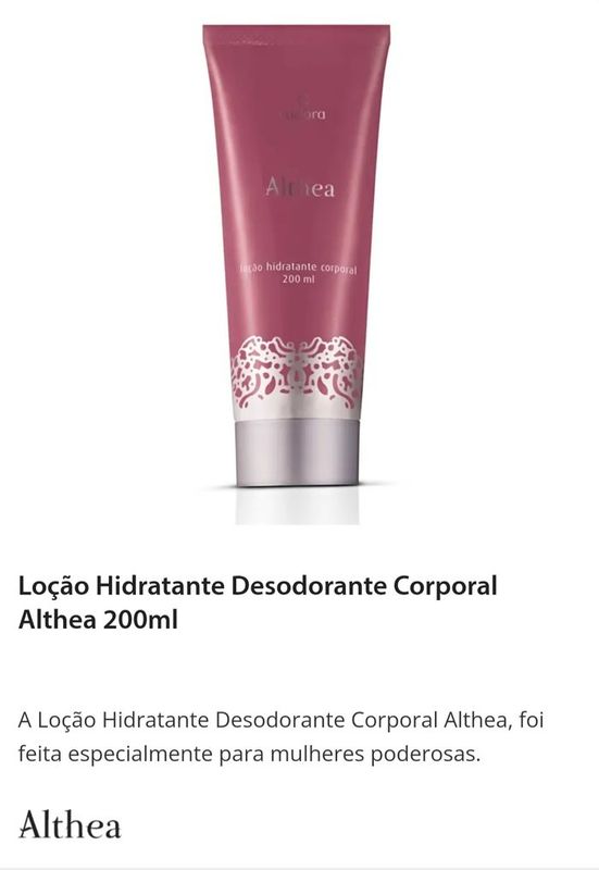 Pamela Reis - Revendedora Eudora - Loção Hidratante Desodorante Corporal Athea