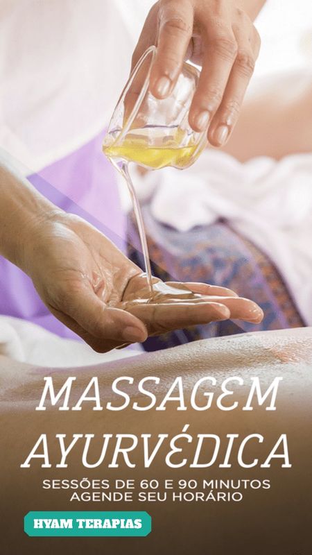 HYAM TERAPIAS - Terapias - Massagem Ayurvédica